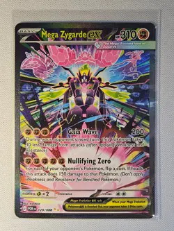 Mega Zygarde EX Pokemon TCG Card PDR 120/088 Gaia Wave Nullifying Zero Basic - Image 1