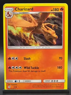 Pokemon Card - Charizard 5/18 Detective Pikachu Rare Holo Lightly Played - Image 1