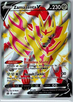 Zamazenta V (Shiny) - SWSH293 Sword & Shield Promo Cards - Pokemon Card - NM - Image 1