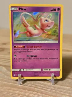 Mew 76/214 2019 World Championship Mind Blown Deck LP+ Pokemon Card - Image 1