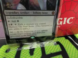 The Soul Stone Marvel's Spider-Man Foil Prerelease Stamp (SEALED) - Image 4