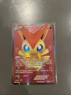 Pokemon TCG Victini Noble Victories Full Art Ultra Rare Card 98/101 (MP) - Image 1