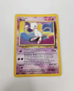 Pokemon Mew Black Star Promo 8 Rare Non-Holo Card - Image 1