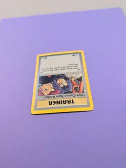 Here Comes Team Rocket 15/82 1st Edition Holo Rare Team Pokemon Trainer Card - Image 5