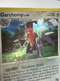 Garchomp - 9/123 - Pokemon Mysterious Treasures Holo Card MP/LP - Image 4