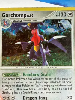 Garchomp - 9/123 - Pokemon Mysterious Treasures Holo Card MP/LP - Image 5