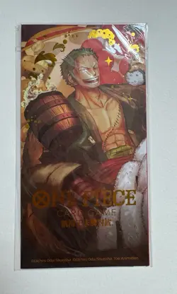 ONE PIECE Card Game Chinese New Year Red Packet with Zoro ST01-013 Promo - Image 1