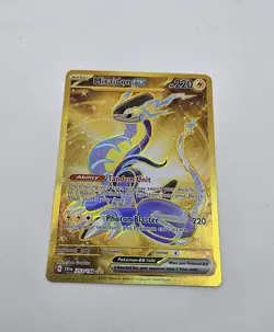 Miraidon ex 253/198 Scarlet & Violet Gold Secret Rare Holo Pokemon Card NM - Image 1