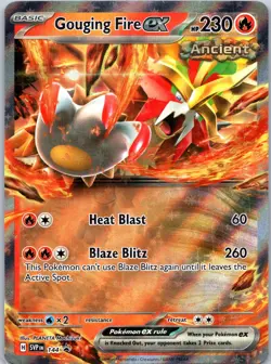 Gouging Fire ex Promo SV: Scarlet & Violet Promo Cards 144 NM - Image 1