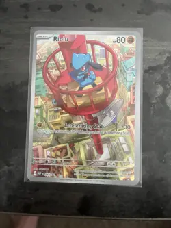 Pokemon TCG Riolu MEP 010 2025 Mega Evolution ETB Black Star Promo Card - NM - Image 1