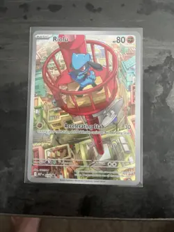 Pokemon TCG Riolu MEP 010 2025 Mega Evolution ETB Black Star Promo Card - NM - Image 2