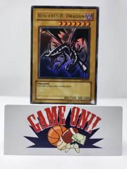 YuGiOh Red-Eyes B. Dragon LOB-070 Unlimited Legend of Blue Eyes Ultra Rare MP - Image 1
