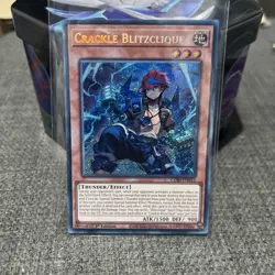 YUGIOH CRACKLE BLITZCLIQUE SECRET RARE NEAR MINT CORI-EN012 - Image 1