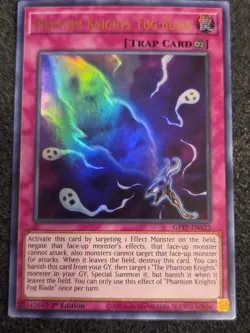 Yugioh Phantom Knights’ Fog Blade GFTP-EN122 Ultra Rare 1st Ed NM - Image 1