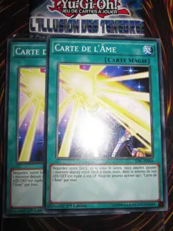 YU-GI-OH! COM CARTE DE L'AME PLAYSET (LOT DE 2) TDIL-FR068 FRANCAIS EDITION1 - Image 1