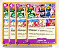 EB02-039 GERMA 66 (C) Extra Booster Anime 25th Collection One Piece CCG x4 - Image 1