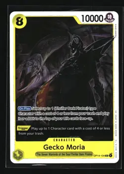 Gecko Moria The Azure Sea's Seven #OP14-104 tcg One_piece - Image 1