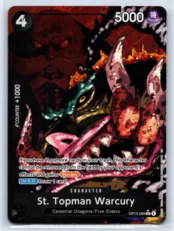 St. Topman Warcury (Alternate Art) OP13-089 Carrying On His Will One Piece Foil - Image 1