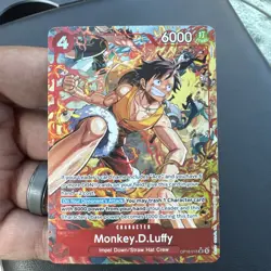 Monkey D Luffy Alt Art OP16-015 One Piece Time of Battle ENGLISH - Image 1