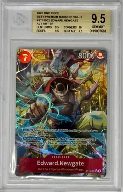 Edward.Newgate #ST15002 One Piece The Best Premium Booster Vol. 2 BGS 9.5 - Image 1