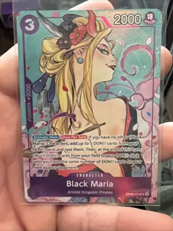Black Maria OP08-074 Full Art - One Piece TCG Illustration Box Vol. 1 Foil Promo - Image 1