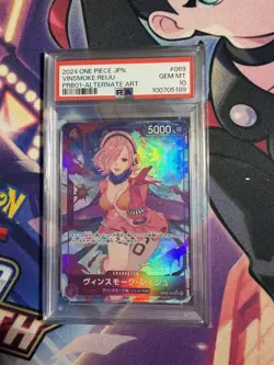 PSA 10 Vinsmoke Reiju (OP06-069) (Alt Art) PRB01 One Piece Japanese TCG - Image 1