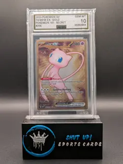 Mew ex Metal 2023 Pokemon SV 151 205 🔥 AGS 10 🔥 - Image 1
