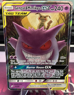 Pokemon TCG: Gengar & Mimikyu GX 53/181 Sun & Moon Team Up 2019 MP - Image 1