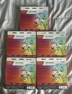 Pokemon First Partner Illustration Collection Series 2 Lot Of 5 New Sealed - Image 2