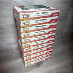 Pokemon First Partner Illustration Collection Series 2, Lot Of 11. New/Sealed - Image 1