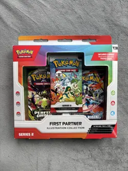 Pokemon TCG First Partner Illustration Collection Series 2 Sealed Box Damage - Image 1