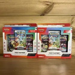 2x Pokemon TCG: First Partner Illustration Collection Series 2 BRAND NEW SEALED - Image 1