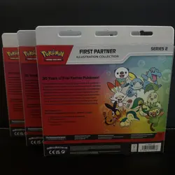 3x Pokemon TCG First Partner Illustration Collection Series 2 BRAND NEW SEALED - Image 2
