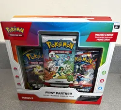 Pokemon TCG First Partner Illustration Collection Series 2 Sealed Promo 3 Cards - Image 1