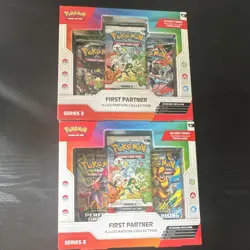 2 Pokemon TCG First Partner Illustration Collection Series 2 Sealed Promo - Image 1