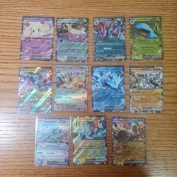 Lot of 11 Pokemon EX Cards Near Mint - Image 1