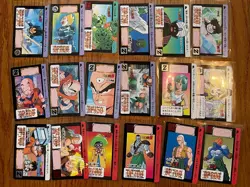 1992 Dragon Ball Bandai Carddass part 12 Made in Japan Vintage Card Lot Goku psa - Image 3