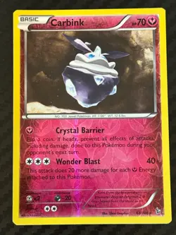 Carbink XY Flashfire 68/106 Reverse Holo Rare Excellent Condition - Pokemon Card - Image 1