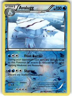 Avalugg 31/106 XY Flashfire Reverse Holo Pokemon TCG Card - Image 1