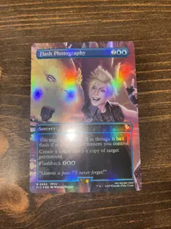 Flash Photography (Borderless) Commander: Final Fantasy Foil - Image 1