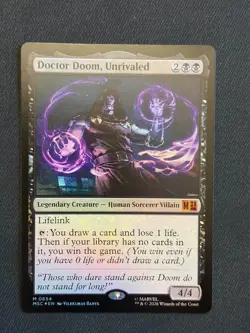 Doctor Doom, Unrivaled - Commander: Marvel Super Heroes (MSC) Foil - Image 1