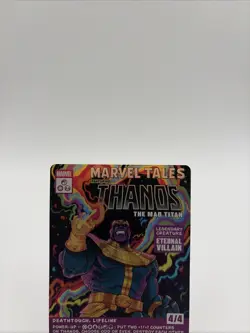 Thanos, The Mad Titan (Borderless) (0400) Marvel Super Heroes Foil - Image 2