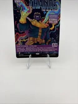 Thanos, The Mad Titan (Borderless) (0400) Marvel Super Heroes Foil - Image 3