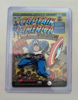 Captain America Super-Soldier Foil Comic Variant NM Pack Fresh MSH - Image 1