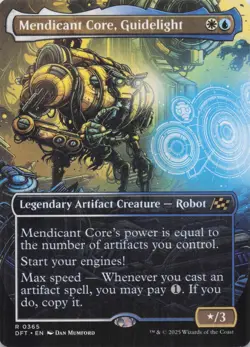 Mendicant Core, Guidelight Rare (Borderless) Aetherdrift Regular #365 - Image 1