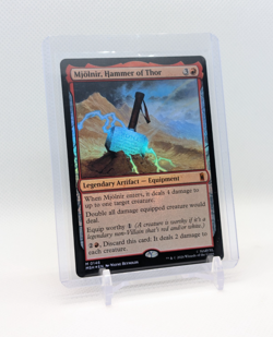MTG - Mjolnir, Hammer of Thor - FOIL Mythic #146 - Marvel Super Heroes NM - Image 1