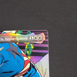MTG Marvel Captain America, Super-Soldier Legendary Full Art Foil 0316 EN 3/2 - Image 4