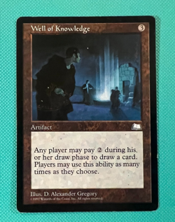 Well of Knowledge - Weatherlight - MTG - Magic the Gathering - LP/MP - Image 1