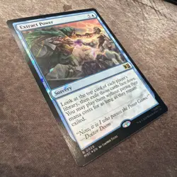Extract Power (Surge Foil) 29 MTG MSC Commander: Marvel Super Heroes Foil NM - Image 3