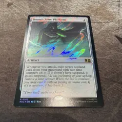 Doom's Time Platform (Surge Foil) 103 MTG MSC Commander: Marvel Foil NM - Image 1